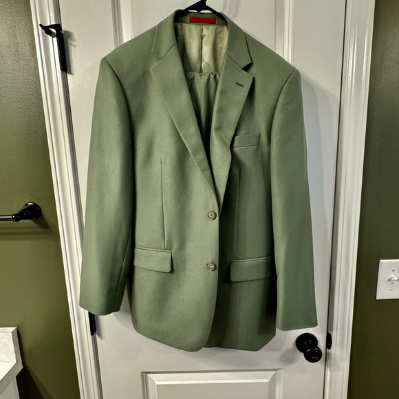 Elegant Sage Green Suit
